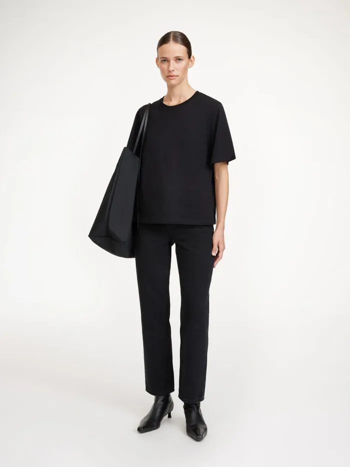 Hedil TShirt Black Women By Malene Birger Tops and Blouses