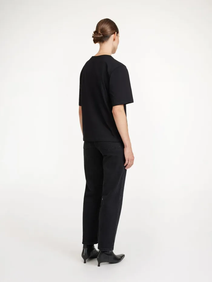 Hedil TShirt Black Women By Malene Birger Tops and Blouses