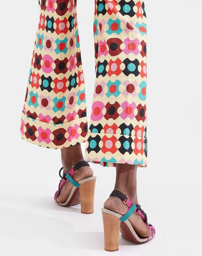 Hendrix Pants Groovy Dot Giallo Women La Double J Shorts and Pants Hendrix Pants Groovy Dot Giallo Women La Double J Shorts and Pants