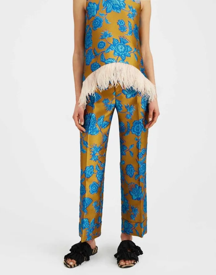 Hendrix Pants Hottie Turquoise Women La Double J Shorts and Pants Hendrix Pants Hottie Turquoise Women La Double J Shorts and Pants
