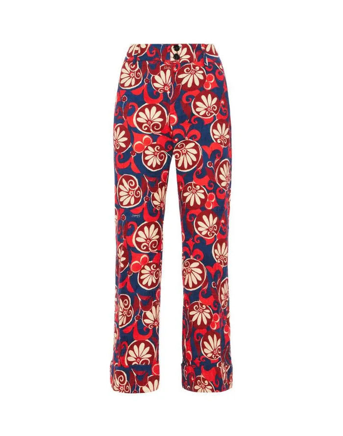 Hendrix Pants Moonflower Navy Women La Double J Shorts and Pants Hendrix Pants Moonflower Navy Women La Double J Shorts and Pants