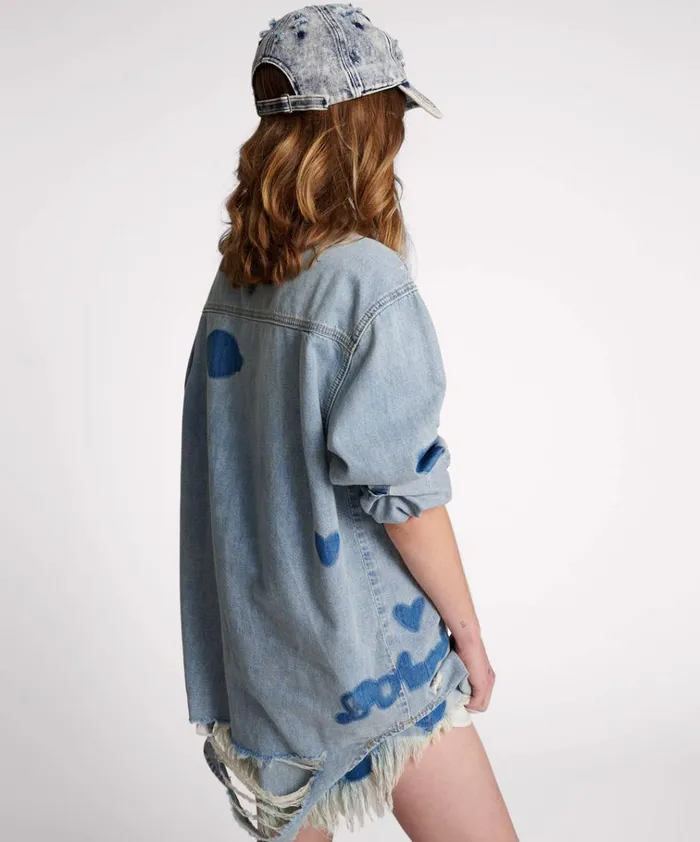 HENDRIXE PATCHED EVERYDAY DENIM SHIRT Women One Teaspoon Denim Shirts HENDRIXE PATCHED EVERYDAY DENIM SHIRT Women One Teaspoon Denim Shirts