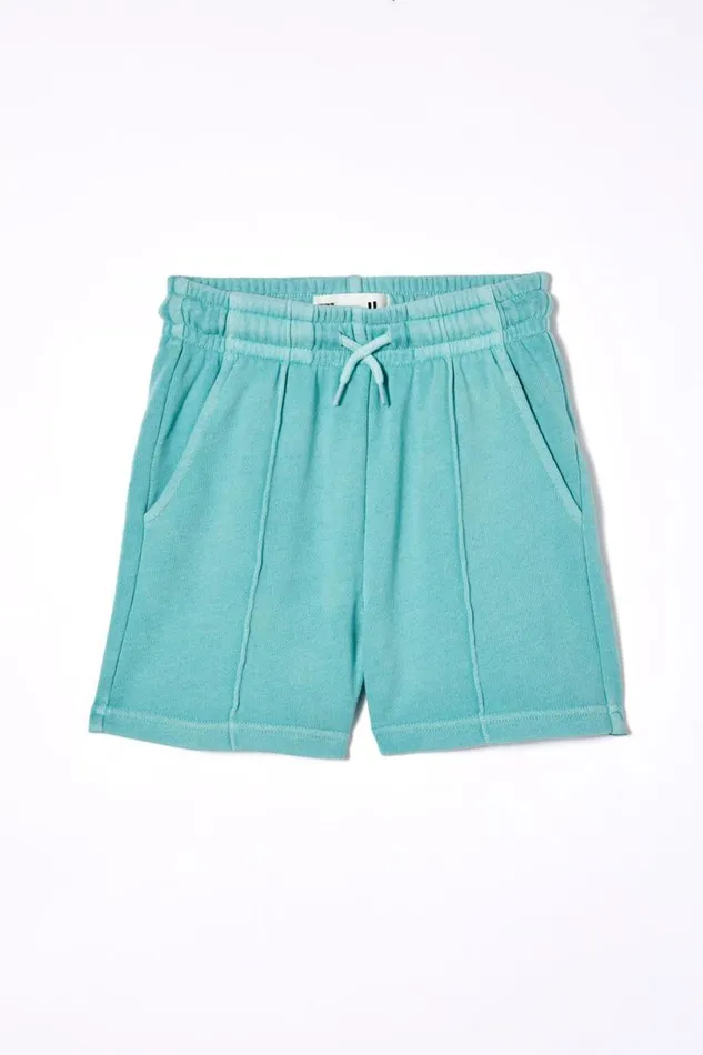 Henry Slouch Short Barber Blue Garment Dye Boys Cotton On Shorts