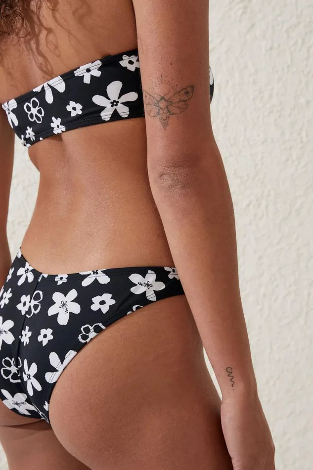 High Side Brazilian Seam Bikini Bottom Bella Floral Mono Women Cotton On Bikinis High Side Brazilian Seam Bikini Bottom Bella Floral Mono Women Cotton On Bikinis