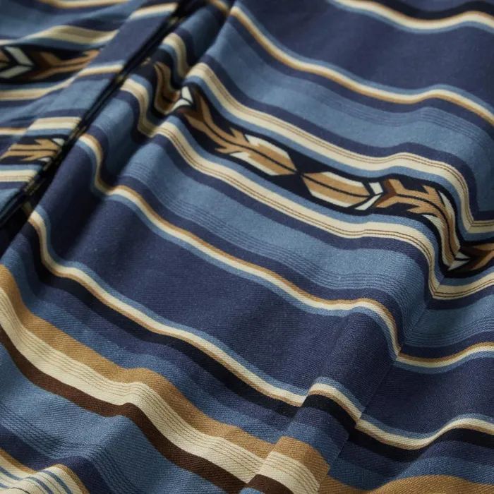 Indigo Serape Print Dress Blue Women Stetson Midi