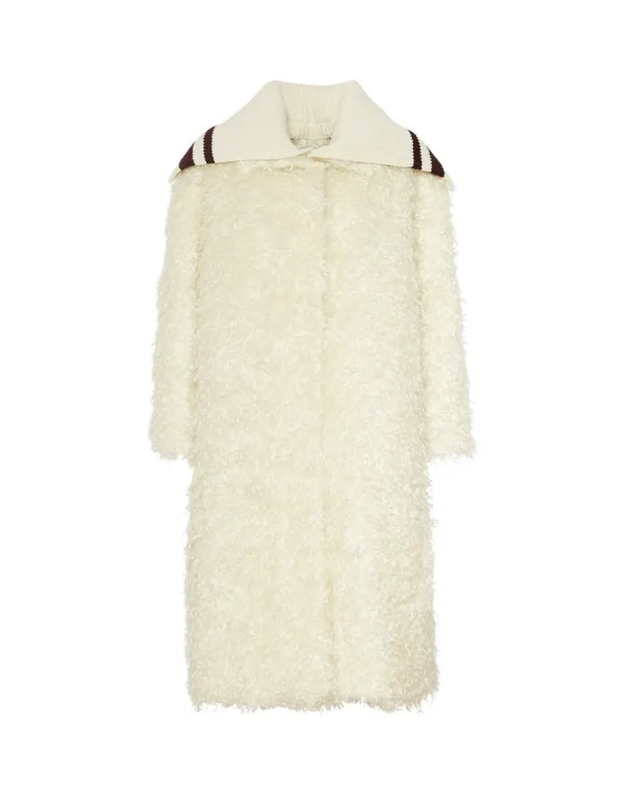 Iris Coat Ivory Women La Double J Outerwear Iris Coat Ivory Women La Double J Outerwear