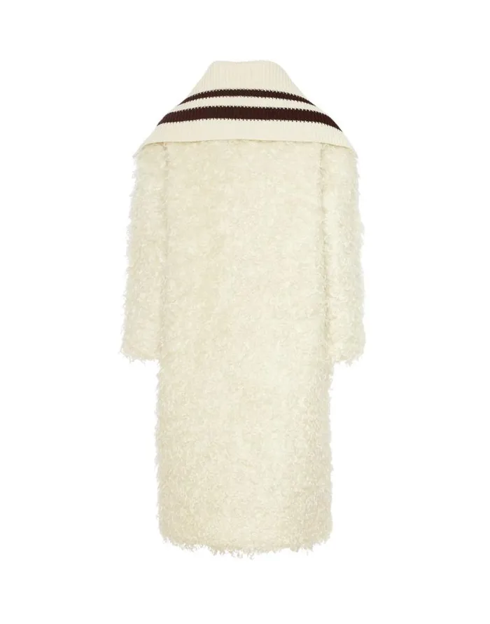 Iris Coat Ivory Women La Double J Outerwear Iris Coat Ivory Women La Double J Outerwear