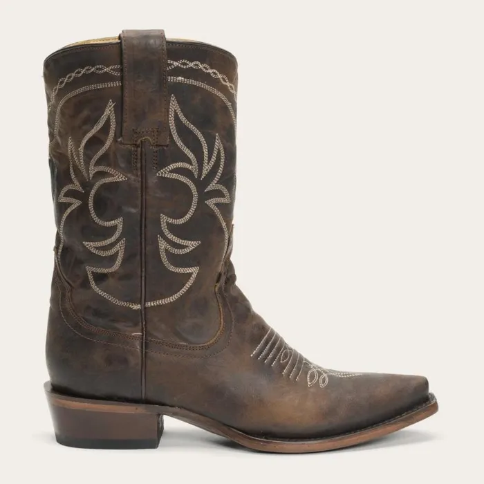 Iris MidCalf Embroidered Boot Brown Women Stetson Western
