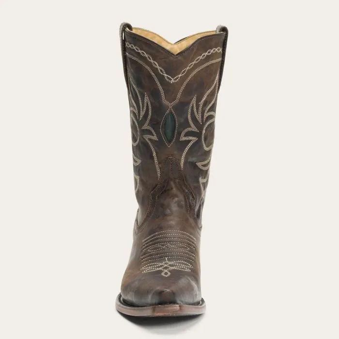 Iris MidCalf Embroidered Boot Brown Women Stetson Western
