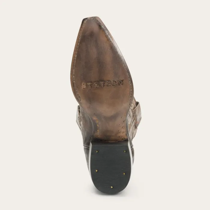 Iris MidCalf Embroidered Boot Brown Women Stetson Western