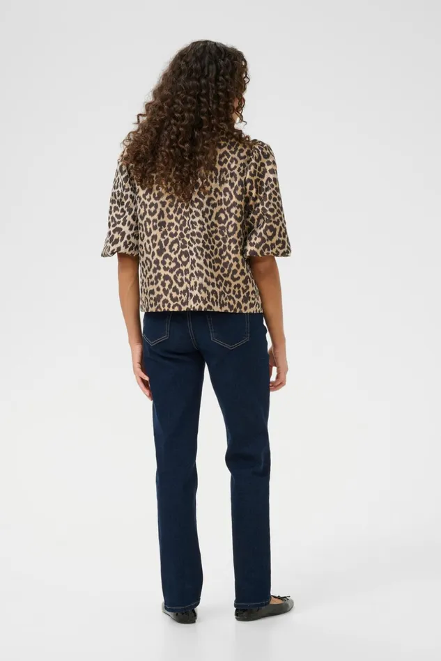 Jackets and Coats Women CULTURE CUmuxi Leopard Jacket