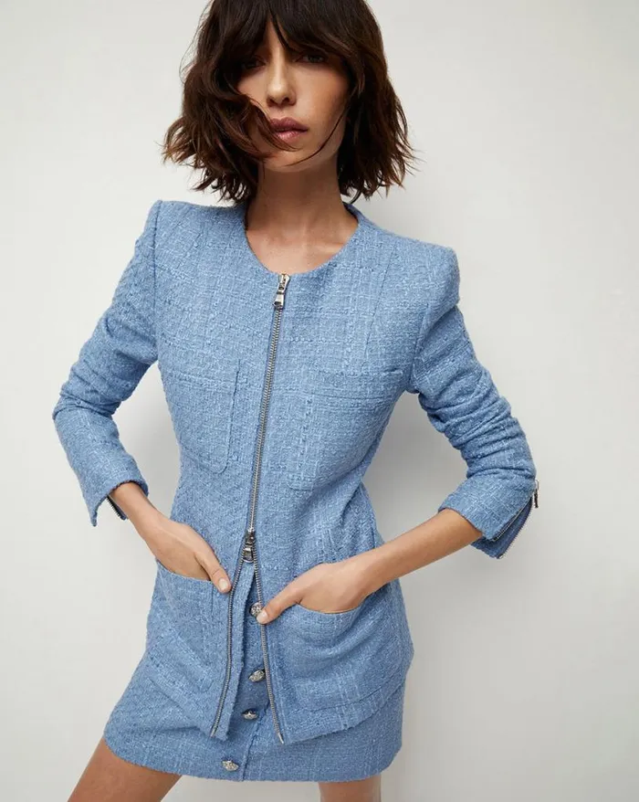 Jackets and Outerwear ShopJackets Veronica Beard Agni Tweed Dickey Jacket Skylight Jackets and Outerwear ShopJackets Veronica Beard Agni Tweed Dickey Jacket Skylight