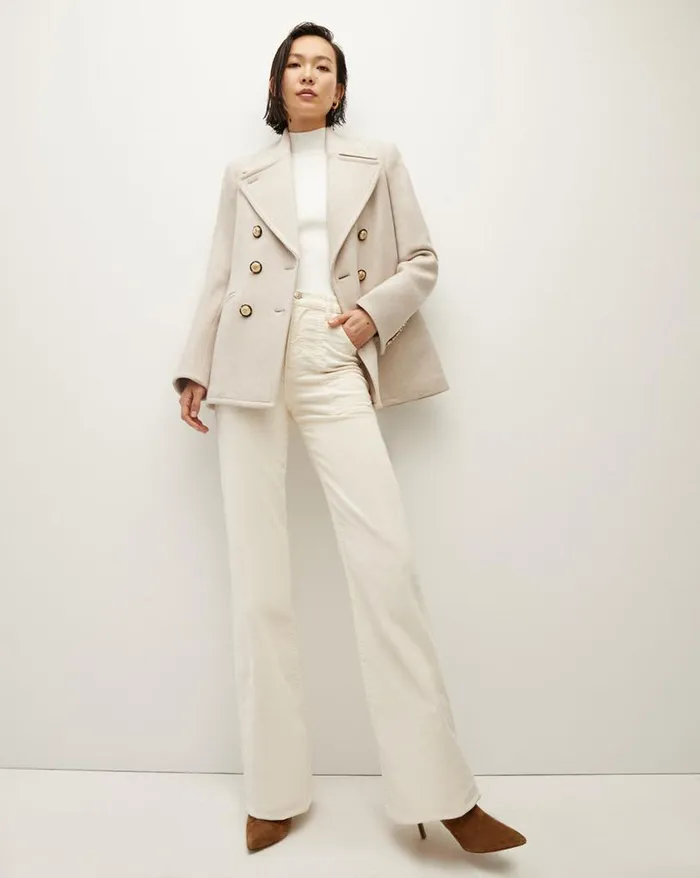 Jackets and Outerwear ShopJackets Veronica Beard Amira WoolBlend Dickey Coat Black