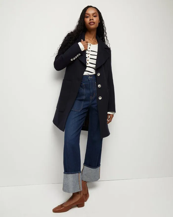 Jackets and Outerwear ShopJackets Veronica Beard Grover WaterRepellent Coat Navy Multi Jackets and Outerwear ShopJackets Veronica Beard Grover WaterRepellent Coat Navy Multi