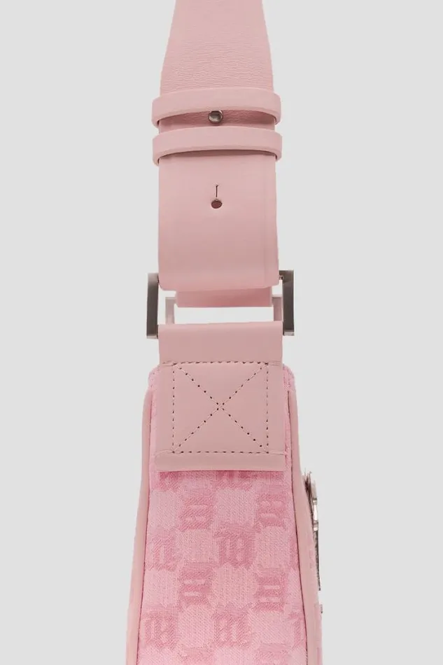 Jacquard Monogram Shoulder Bag Small Bubblegum Women MISBHV Bags