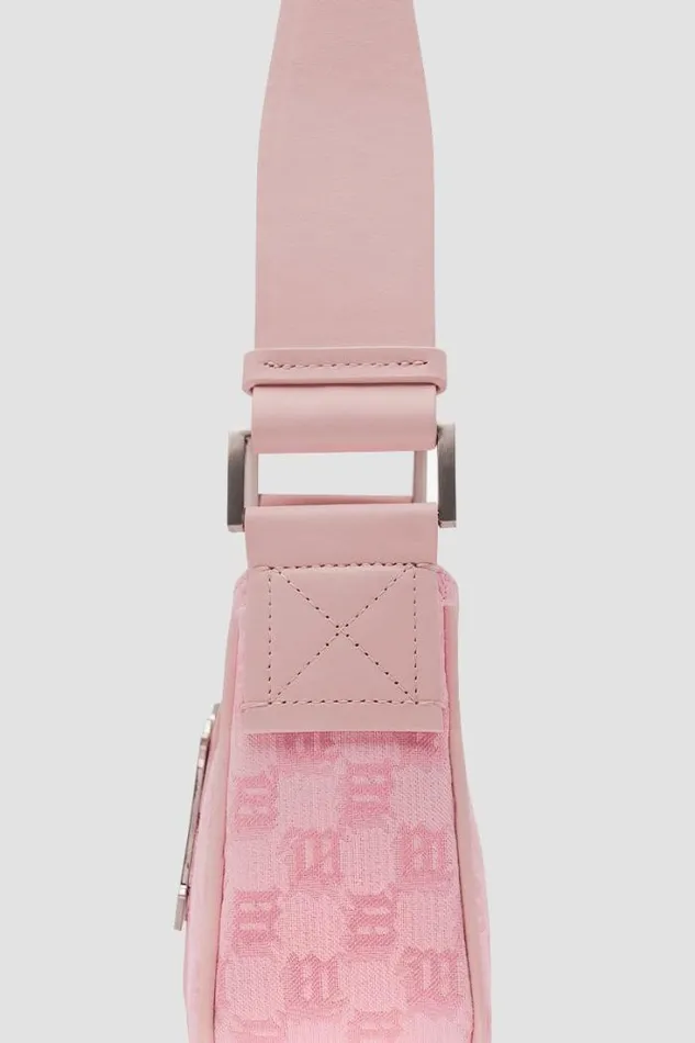Jacquard Monogram Shoulder Bag Small Bubblegum Women MISBHV Bags