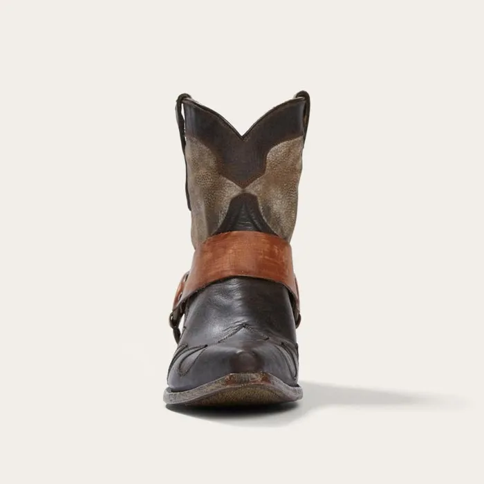 Jade Harness Ankle Boot Brown Women Stetson Shorties