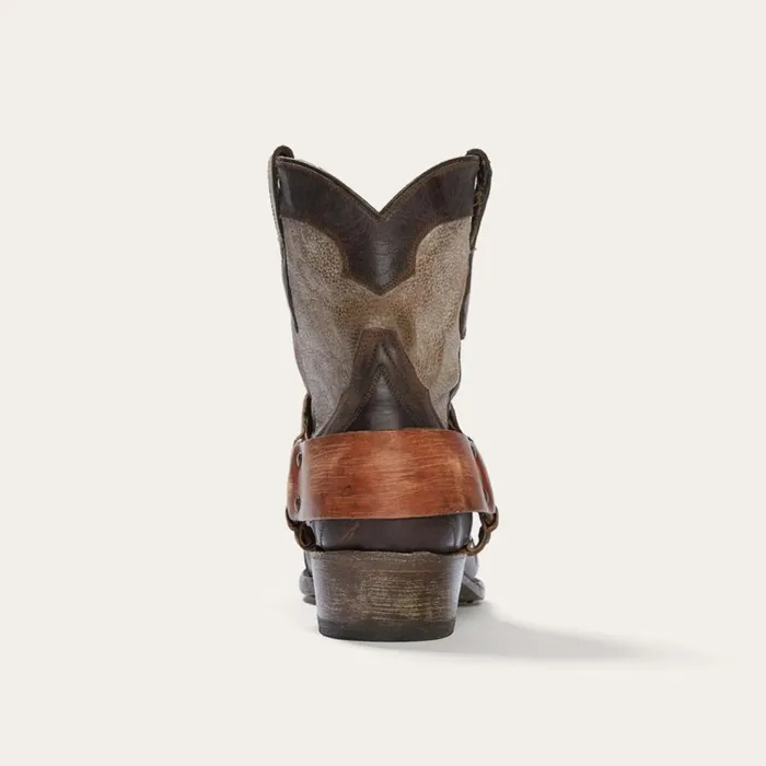 Jade Harness Ankle Boot Brown Women Stetson Shorties