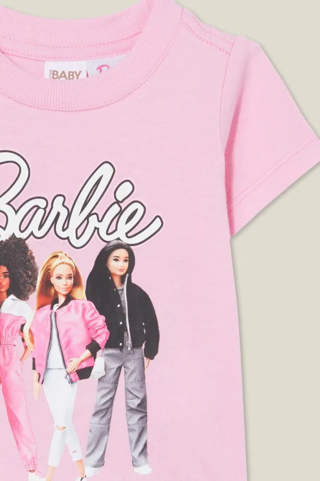 Jamie Short Sleeve TeeLicense Lcn Mat Cali Pinkbarbie Trio Baby Cotton On Tops Jackets and Sweaters Jamie Short Sleeve TeeLicense Lcn Mat Cali Pinkbarbie Trio Baby Cotton On Tops Jackets and Sweaters