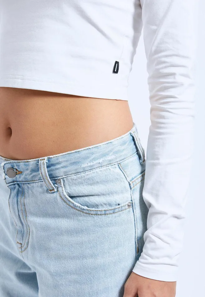 Jane Top 8211 Off White Off White Women Dr Denim Longsleeves