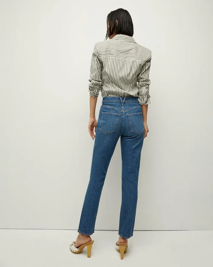 Jeans Shop Veronica Beard Alenah SlimStraight Jean Midmorning Sun