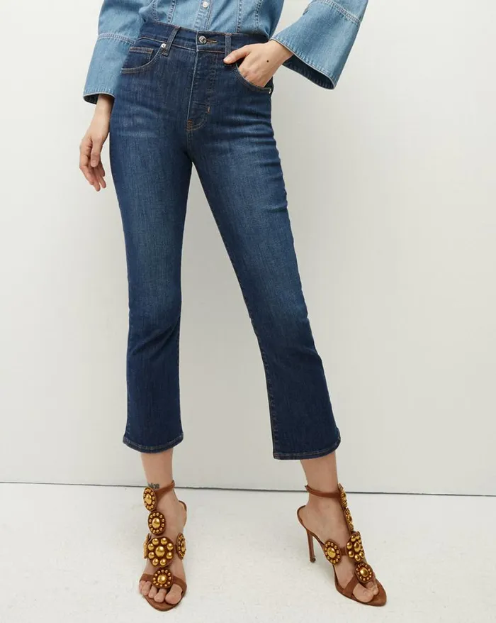 Jeans Shop Veronica Beard Carly KickFlare Jean Bright Blue