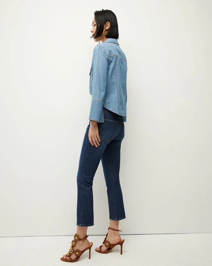 Jeans Shop Veronica Beard Carly KickFlare Jean Bright Blue