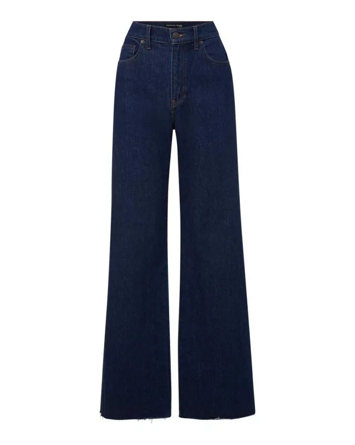 Jeans Shop Veronica Beard Taylor WideLeg Jean Rodeo Clean