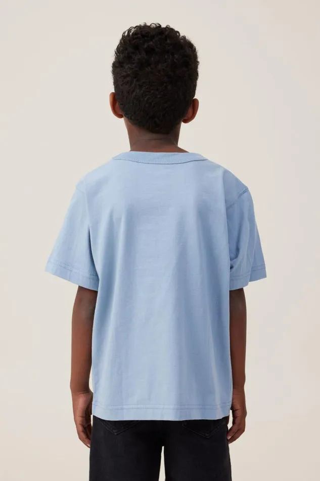 Jonny Short Sleeve Print Tee Dusty Bluephoenix Cowboy Boys Cotton On Tops and TShirts Jonny Short Sleeve Print Tee Dusty Bluephoenix Cowboy Boys Cotton On Tops and TShirts