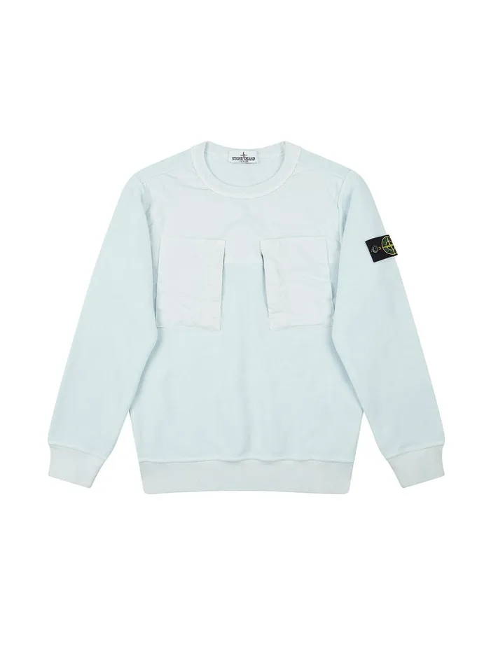 Junior 60544 Sweatshirt In Aqua Stone Island Sweatshirts