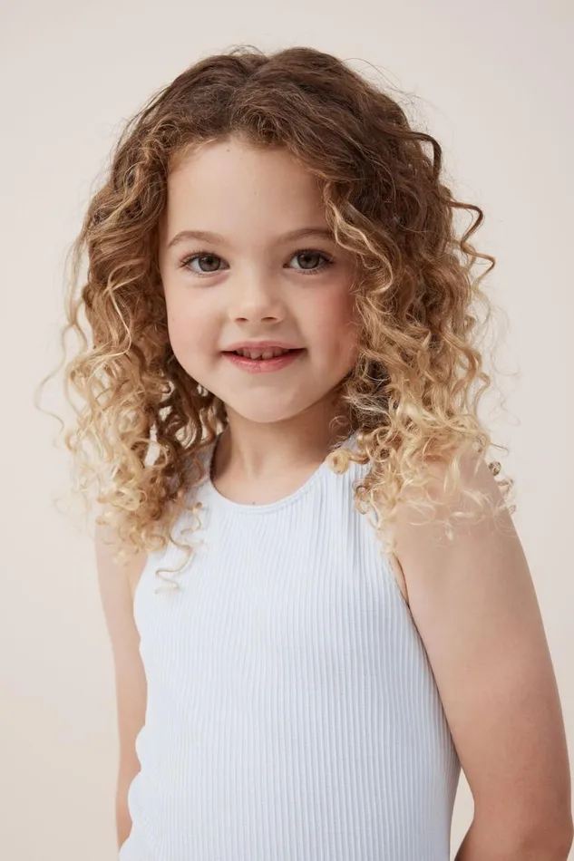 Kali Seamfree Tank Morning Bluein The Navy Stripe Girls Cotton On Tops and TShirts Kali Seamfree Tank Morning Bluein The Navy Stripe Girls Cotton On Tops and TShirts
