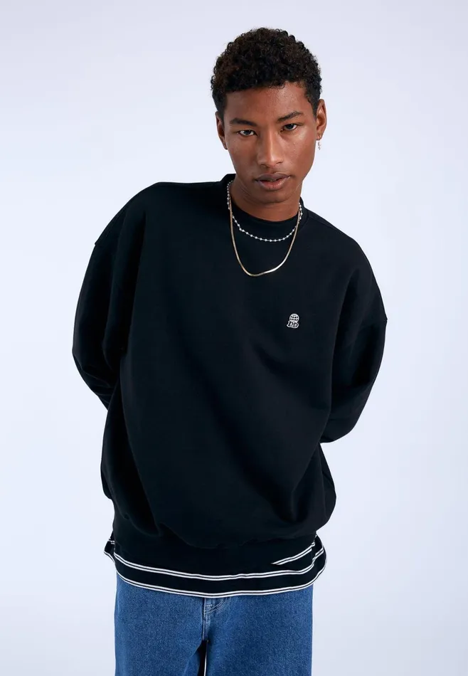 Kenan Sweatshirt 8211 Black DD Global Black Dd Global Men Dr Denim Sweatshirts and Hoodies