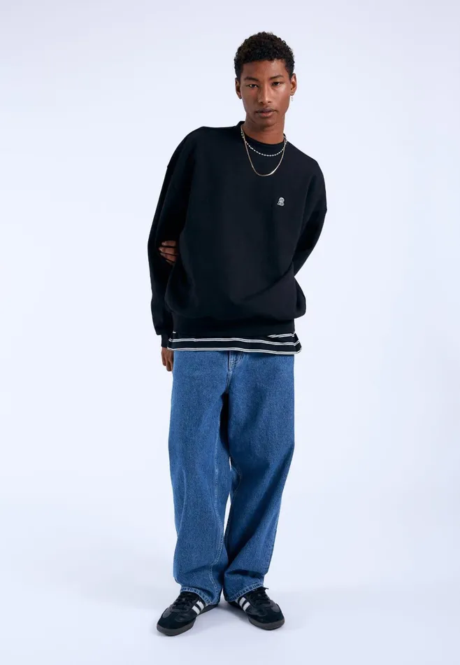 Kenan Sweatshirt 8211 Black DD Global Black Dd Global Men Dr Denim Sweatshirts and Hoodies