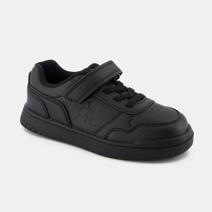 Kid Kids Le Coq Sportif CHAUSSURES ENFANT Shoes LCS COURT BREAKER PS Kids Triple Black