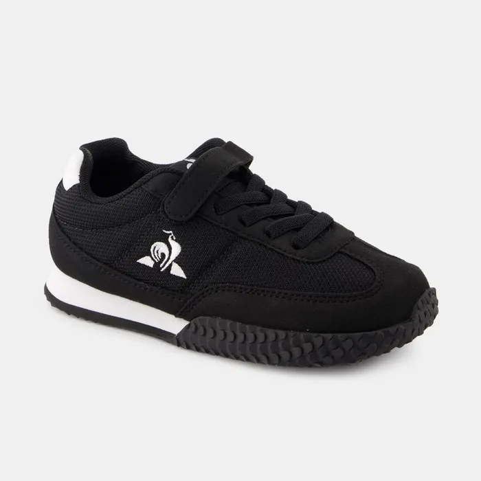 Kid Kids Le Coq Sportif CHAUSSURES ENFANT Shoes VELOCE I PS Kids Blackoptical White