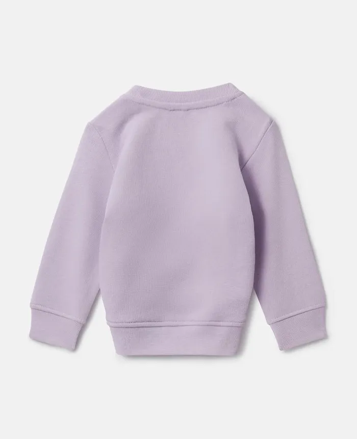 Kids Baby Girls Stella McCartney Seashell Smile Sweatshirt Lilac