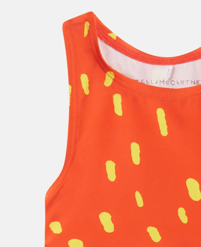 Kids Baby Girls Stella McCartney Strawberry Swimsuit Red