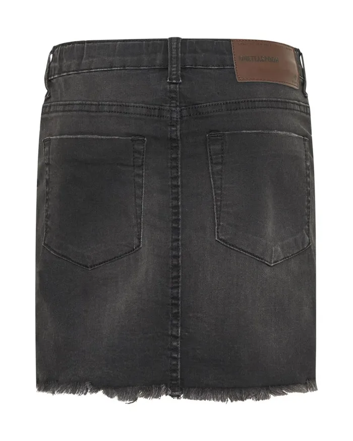 KIDS BLACK PUNK 2020 MINI HIGH WAIST DENIM SKIRT Kids One Teaspoon Kids KIDS BLACK PUNK 2020 MINI HIGH WAIST DENIM SKIRT Kids One Teaspoon Kids