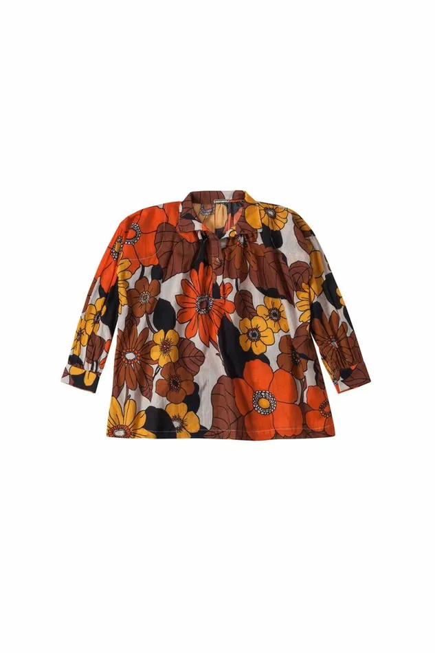 Kids Clothing DODO BAR OR Valerie Kids Shirt Orange Brown