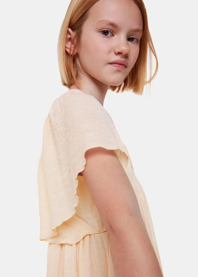 Kids Dresses and Jumpsuits Whistles Neutral Willa Smocked Dress