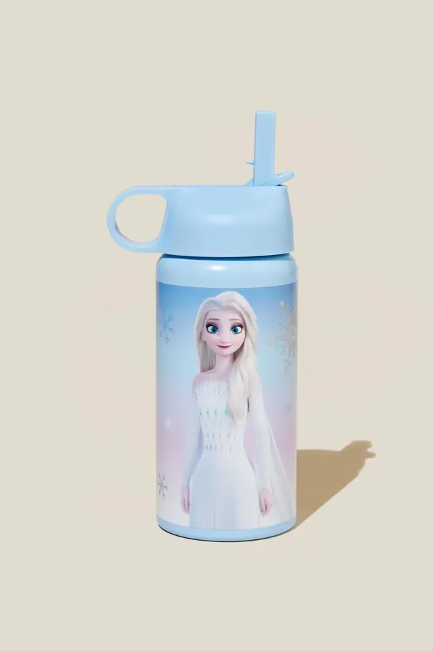 Kids Metal Drink Bottle Lcn Dis Elsasky Haze GirlsBoys Cotton On Drink Bottles