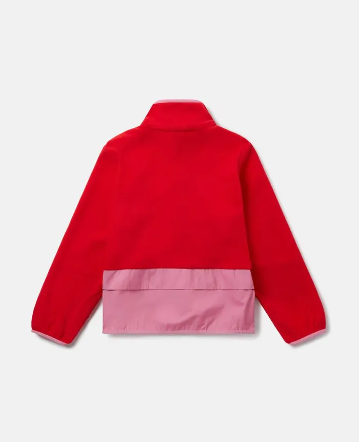 Kids Outerwear Stella McCartney Logo Tape Zip Jacket Red