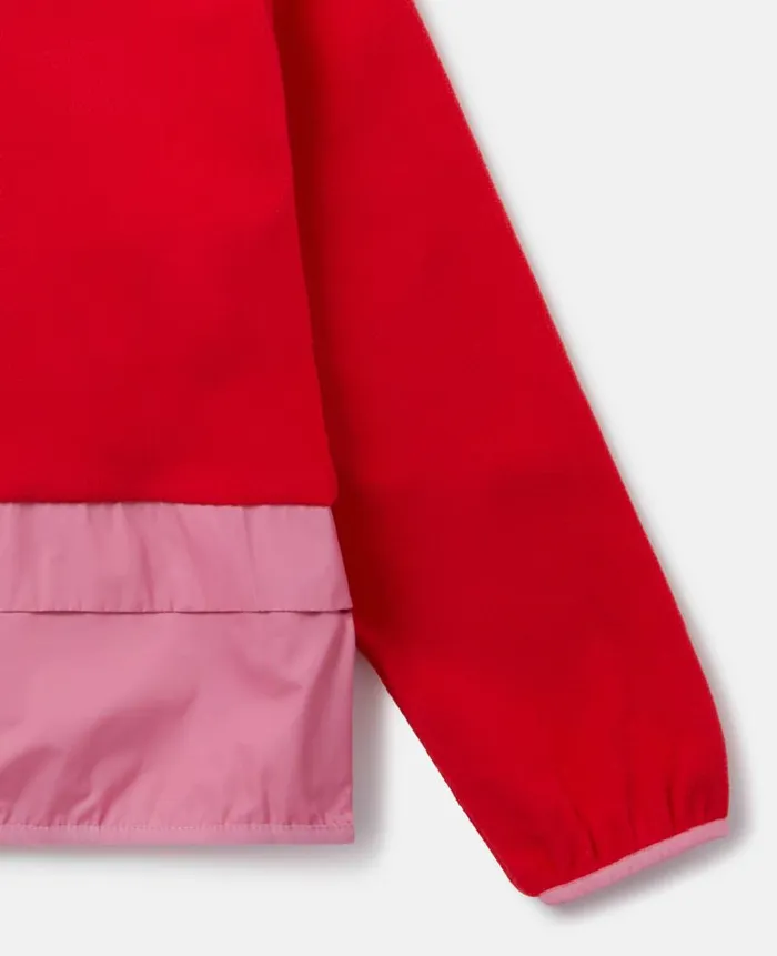 Kids Outerwear Stella McCartney Logo Tape Zip Jacket Red