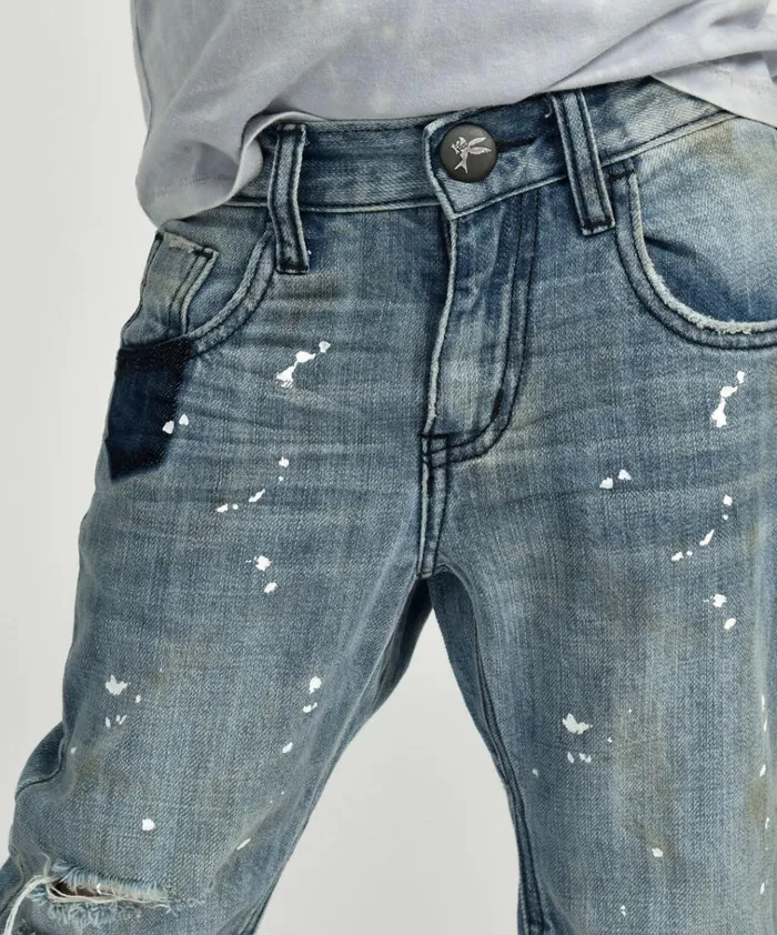 KIDS SAINTS BOYFRIEND JEAN BLUE Kids One Teaspoon Kids KIDS SAINTS BOYFRIEND JEAN BLUE Kids One Teaspoon Kids