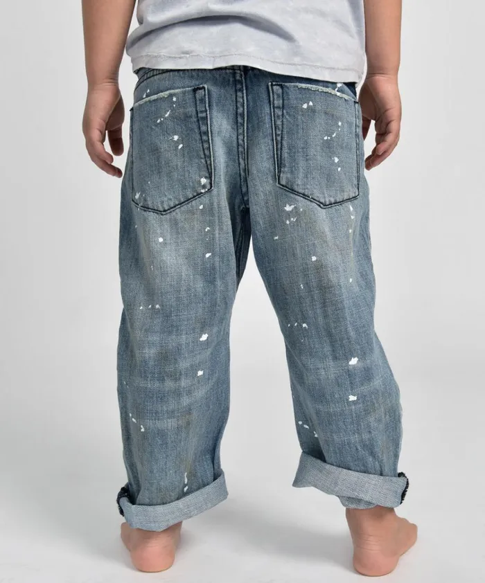 KIDS SAINTS BOYFRIEND JEAN BLUE Kids One Teaspoon Kids KIDS SAINTS BOYFRIEND JEAN BLUE Kids One Teaspoon Kids