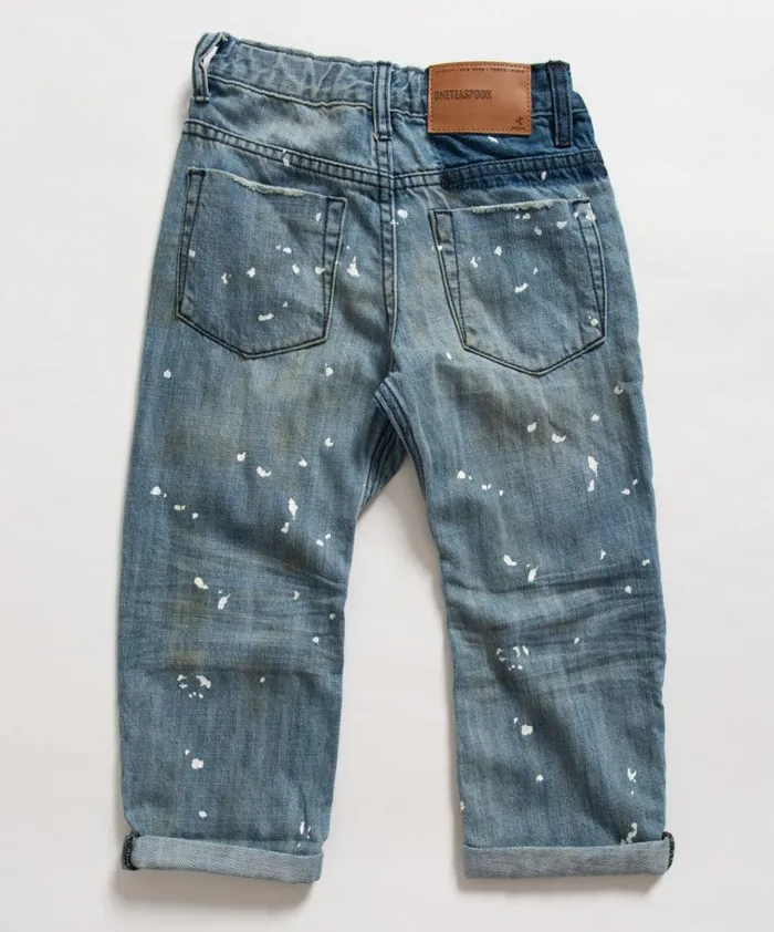 KIDS SAINTS BOYFRIEND JEAN BLUE Kids One Teaspoon Kids KIDS SAINTS BOYFRIEND JEAN BLUE Kids One Teaspoon Kids