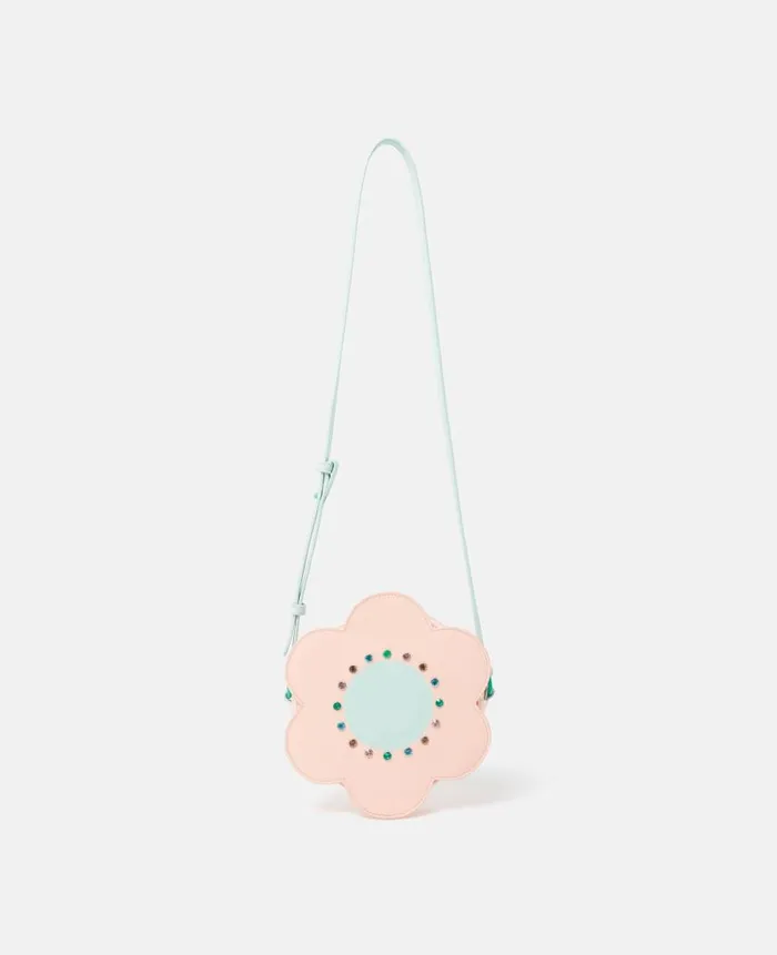 Kids Shoes And Bags Stella McCartney Daisy Flower Crossbody Bag Pink