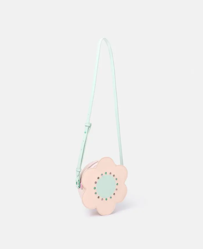 Kids Shoes And Bags Stella McCartney Daisy Flower Crossbody Bag Pink