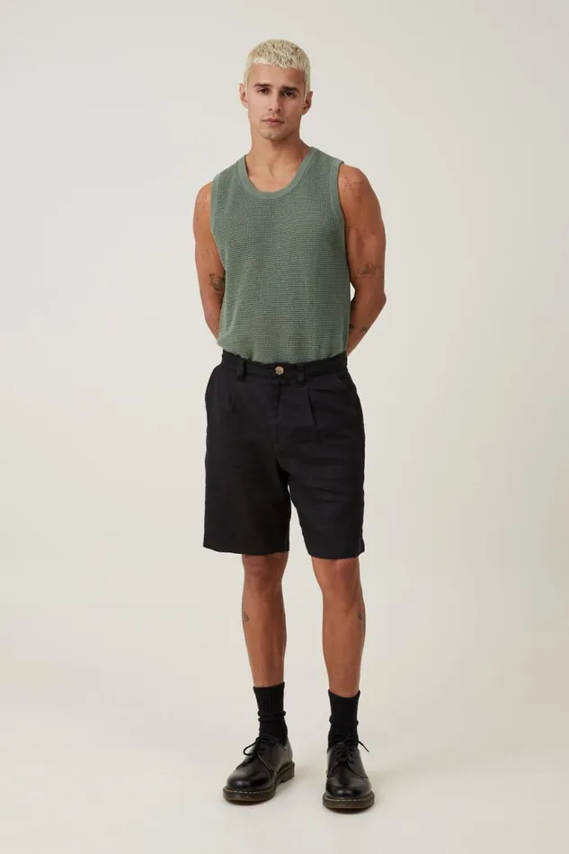 Knit Tank Sage Green Men Cotton On Tees and Tanks Knit Tank Sage Green Men Cotton On Tees and Tanks