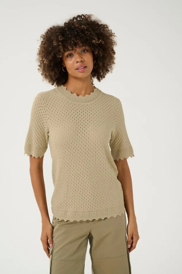 Knitwear and Cardigans Women CULTURE CUdali Pullover Dune